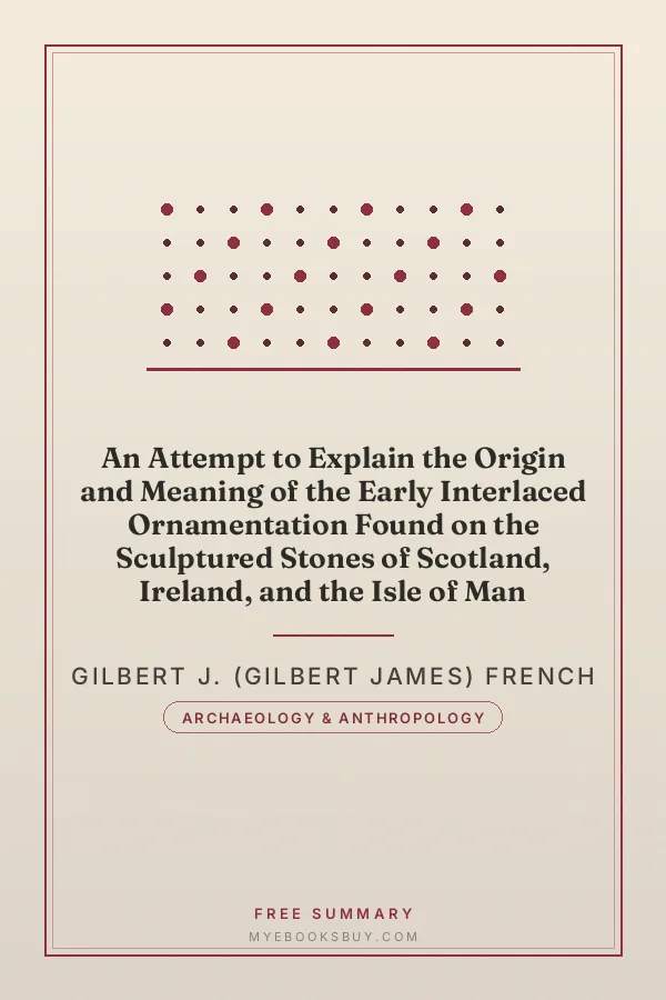 Cover of An Attempt to Explain the Origin and Meaning of the Early Interlaced Ornamentation Found on the Sculptured Stones of Scotland, Ireland, and the Isle of Man