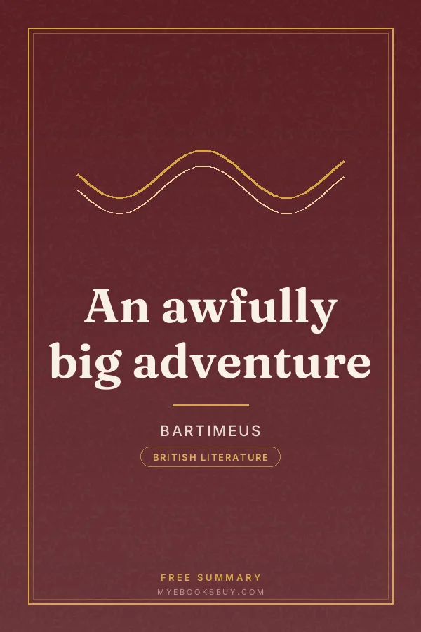 Cover of An awfully big adventure