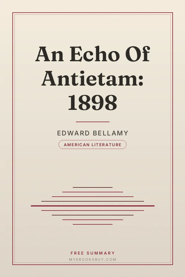 Cover of An Echo Of Antietam: 1898