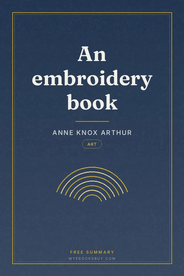 Cover of An embroidery book