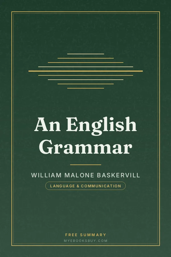 Cover of An English Grammar