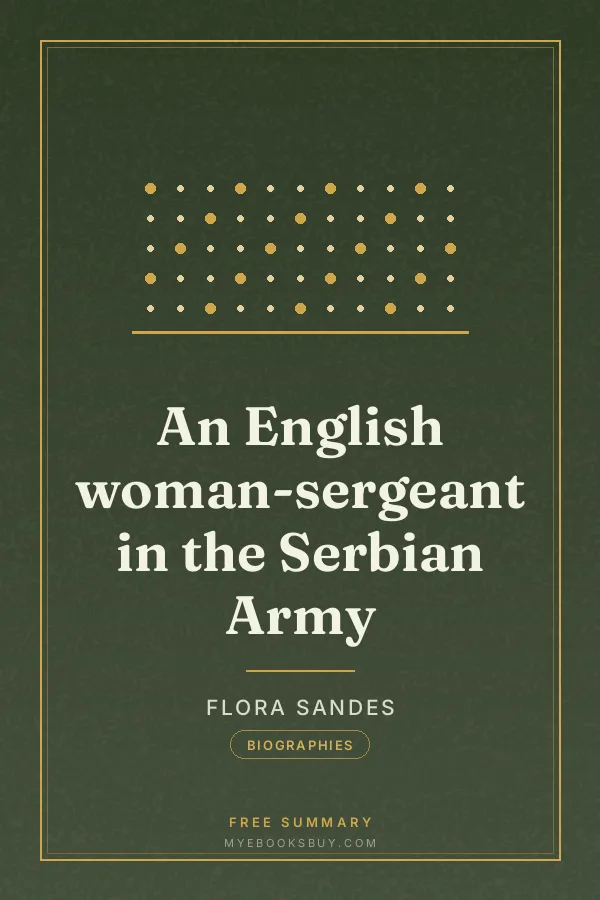 Cover of An English woman-sergeant in the Serbian Army