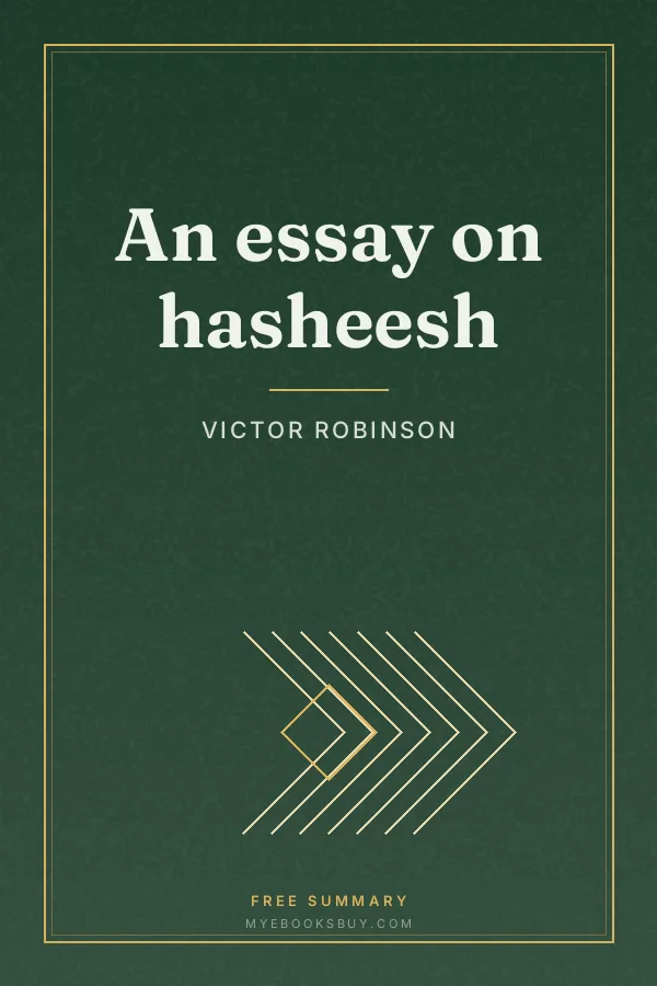 Cover of An essay on hasheesh