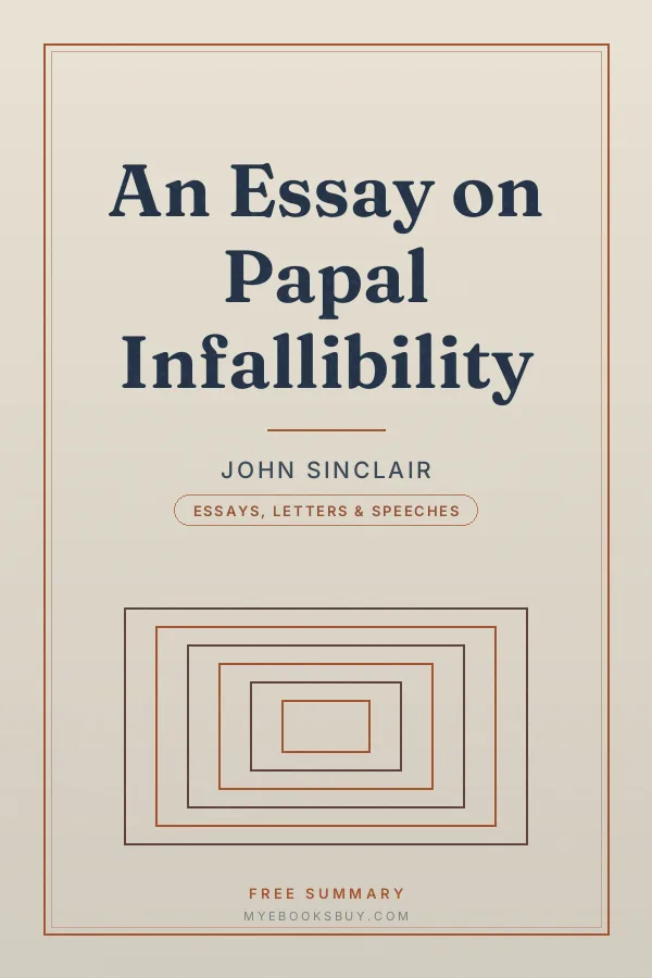 Cover of An Essay on Papal Infallibility