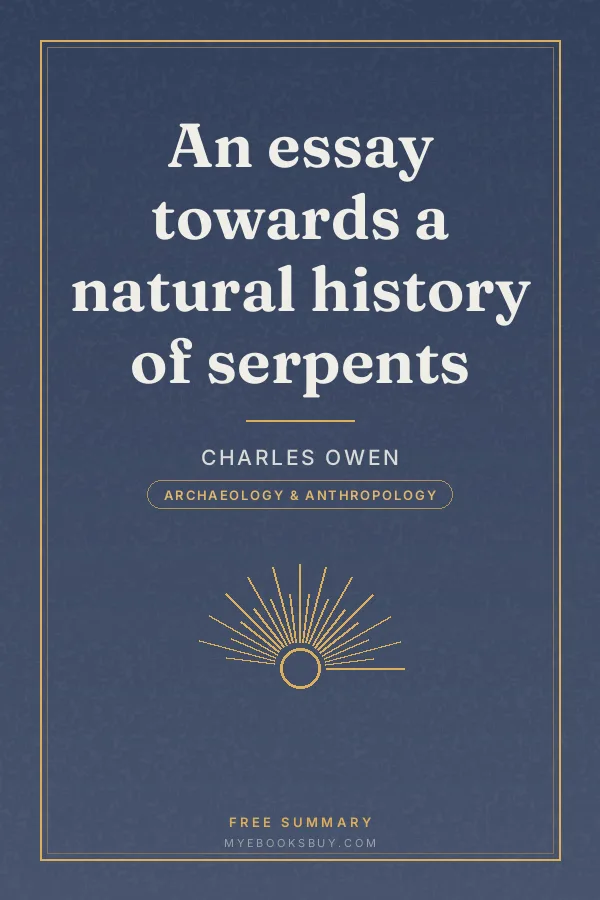 Cover of An essay towards a natural history of serpents
