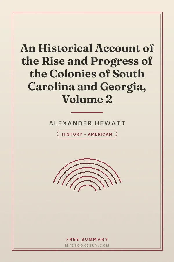 Cover of An Historical Account of the Rise and Progress of the Colonies of South Carolina and Georgia, Volume 2