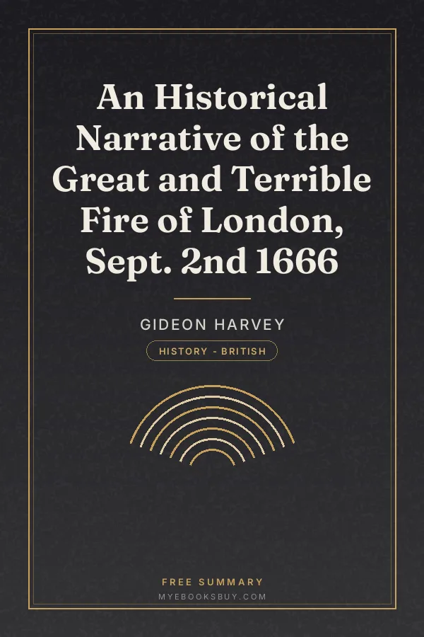 Cover of An Historical Narrative of the Great and Terrible Fire of London, Sept. 2nd 1666