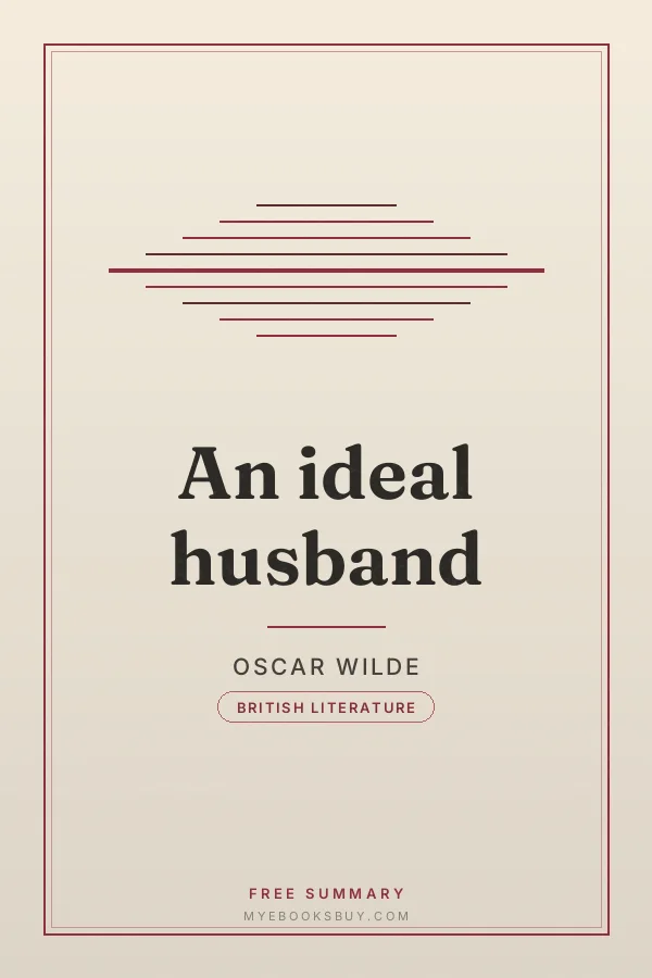 Cover of An ideal husband