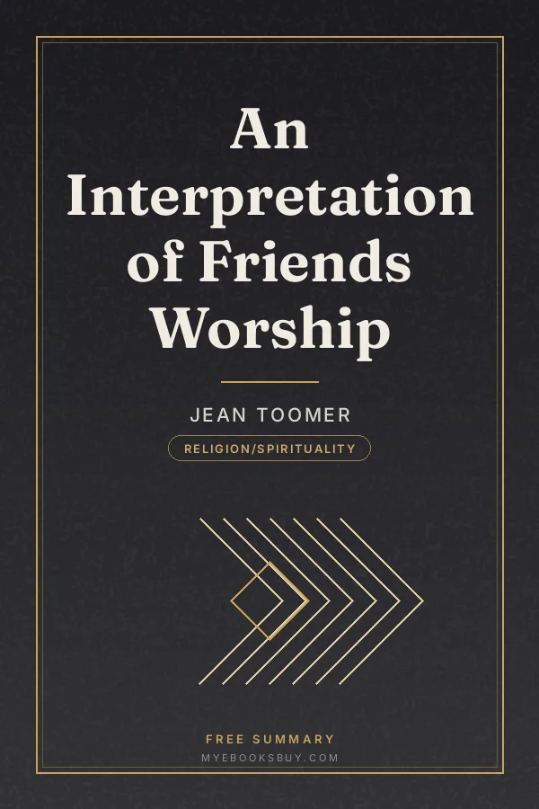 Cover of An Interpretation of Friends Worship