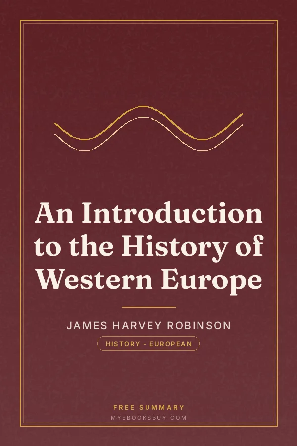 Cover of An Introduction to the History of Western Europe