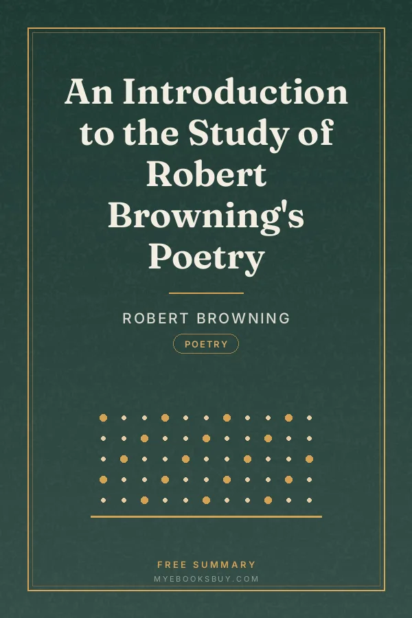 Cover of An Introduction to the Study of Robert Browning's Poetry