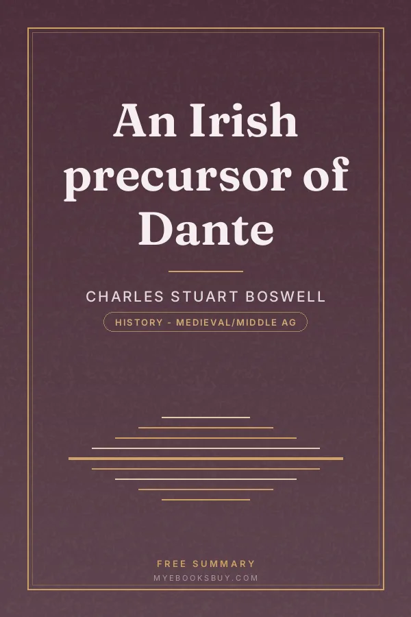 Cover of An Irish precursor of Dante