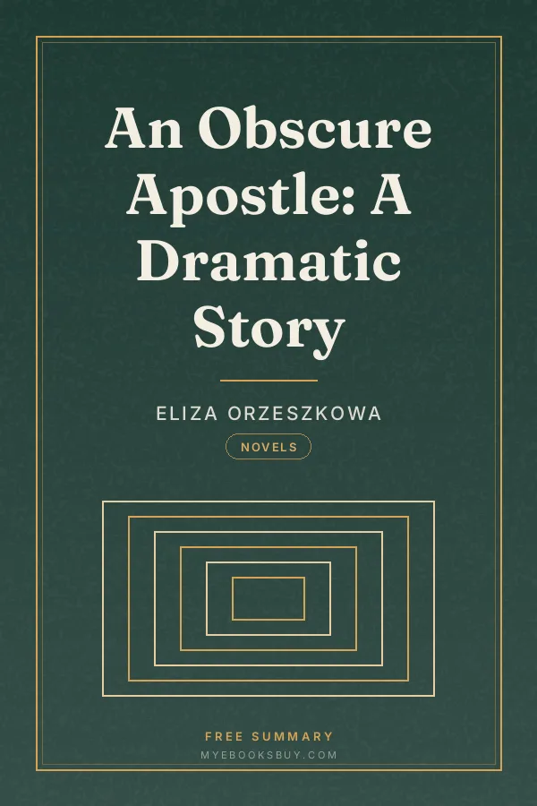 Cover of An Obscure Apostle: A Dramatic Story