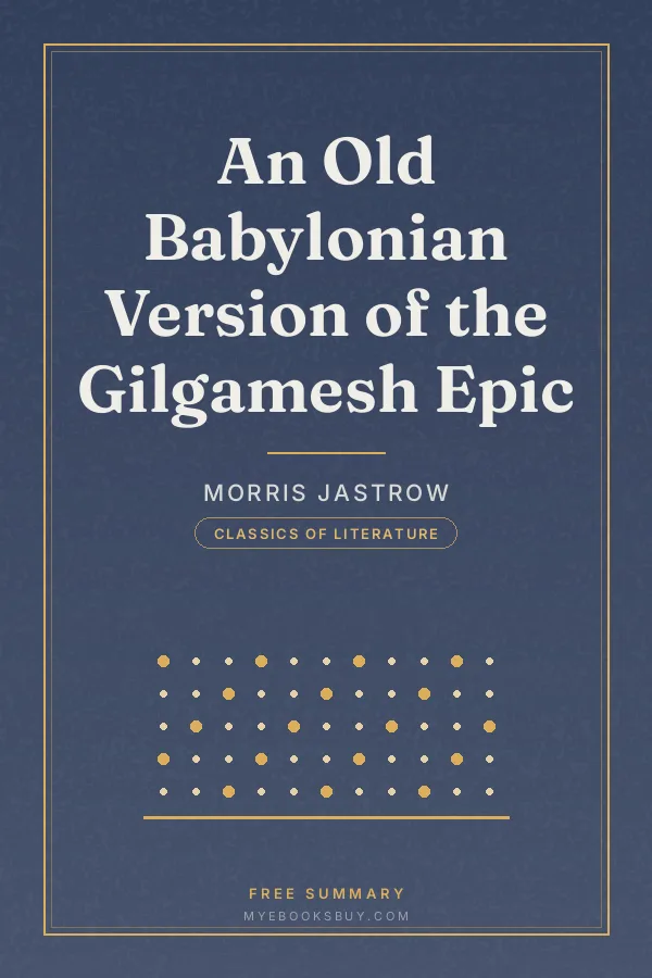Cover of An Old Babylonian Version of the Gilgamesh Epic