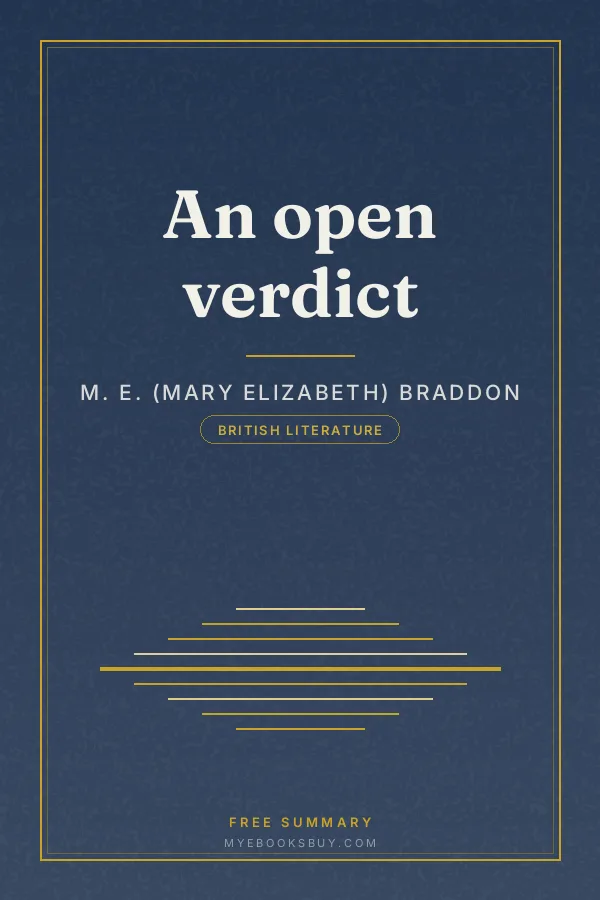 Cover of An open verdict
