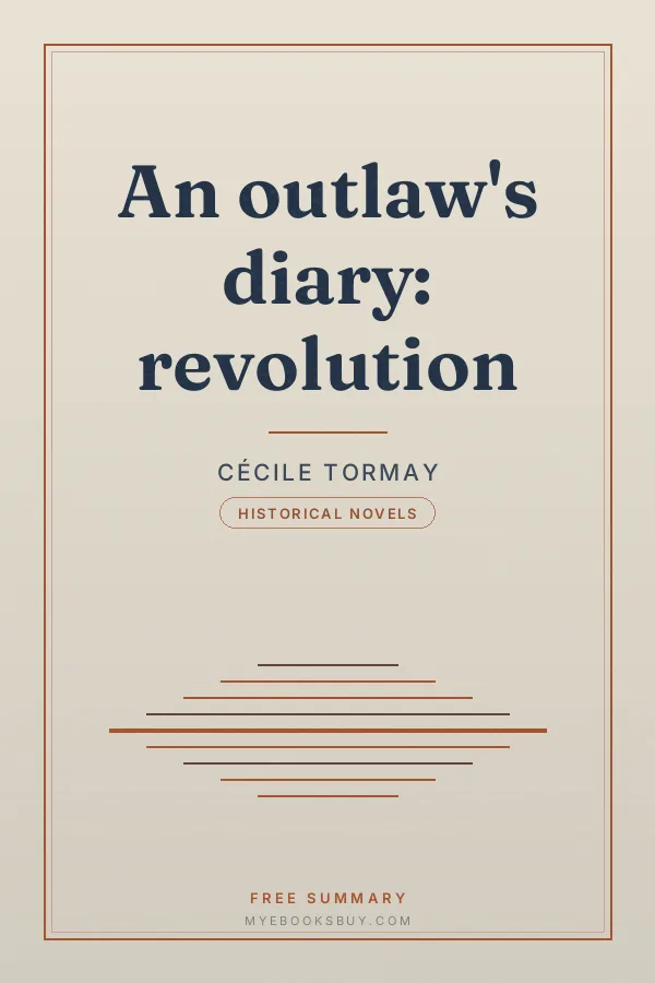 Cover of An outlaw's diary: revolution