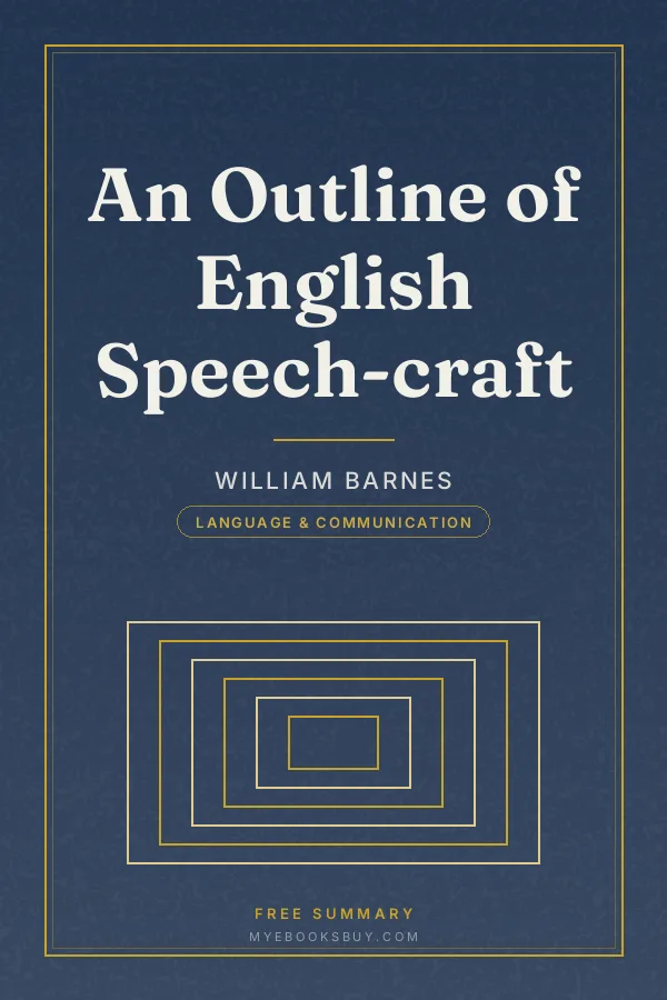 Cover of An Outline of English Speech-craft
