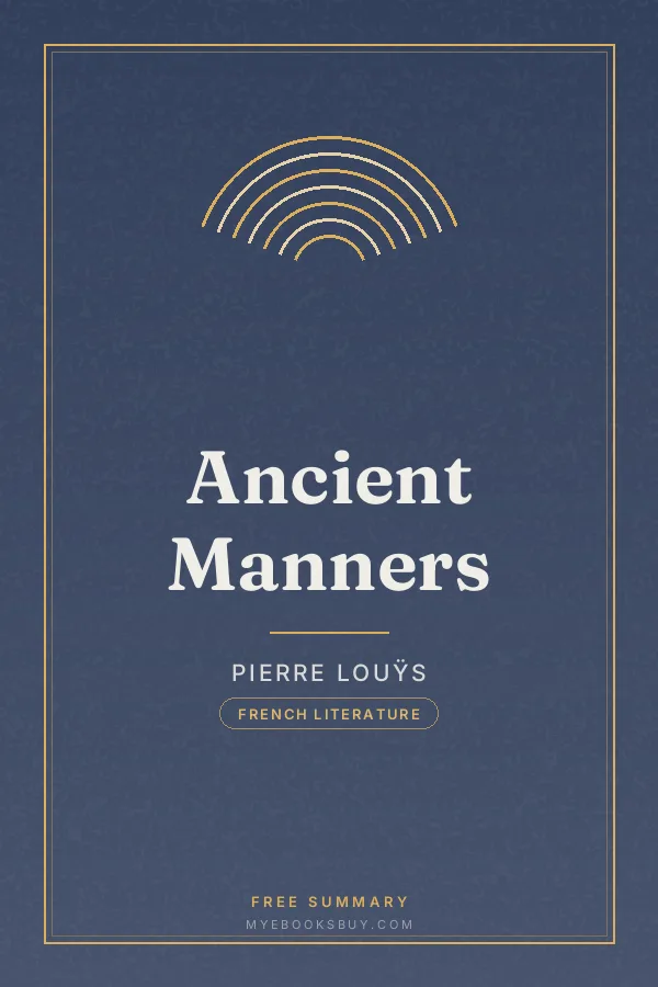 Cover of Ancient Manners