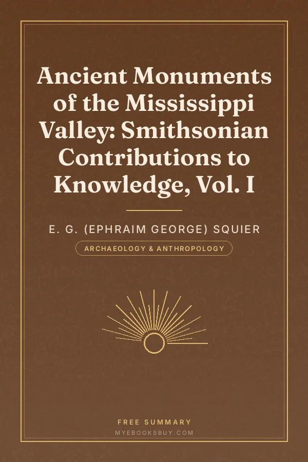 Cover of Ancient Monuments of the Mississippi Valley: Smithsonian Contributions to Knowledge, Vol. I