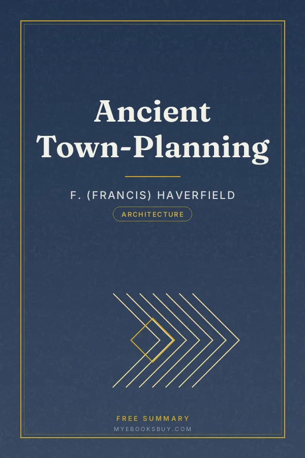Cover of Ancient Town-Planning