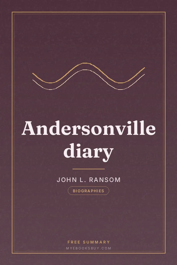 Cover of Andersonville diary