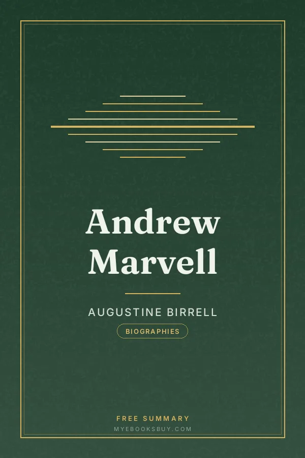 Cover of Andrew Marvell