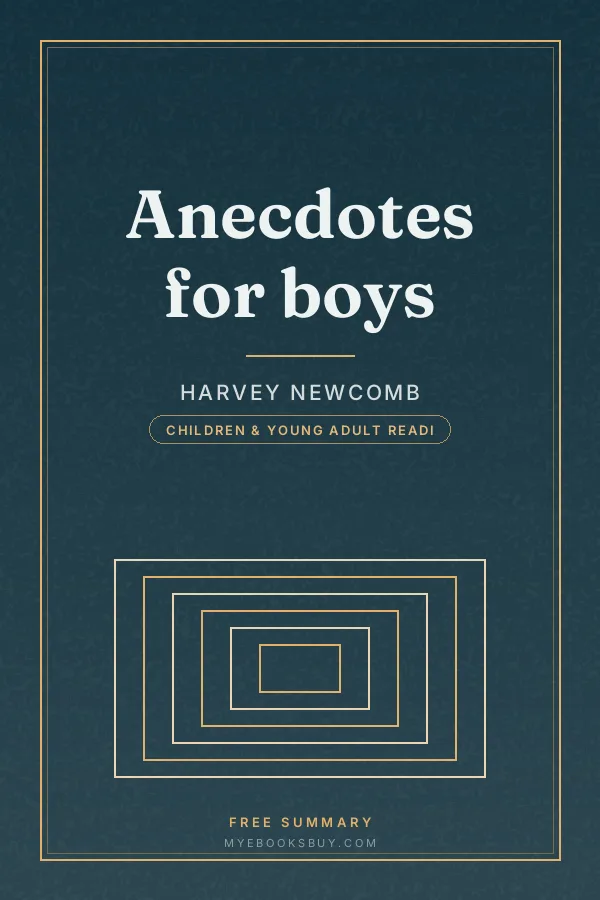 Cover of Anecdotes for boys