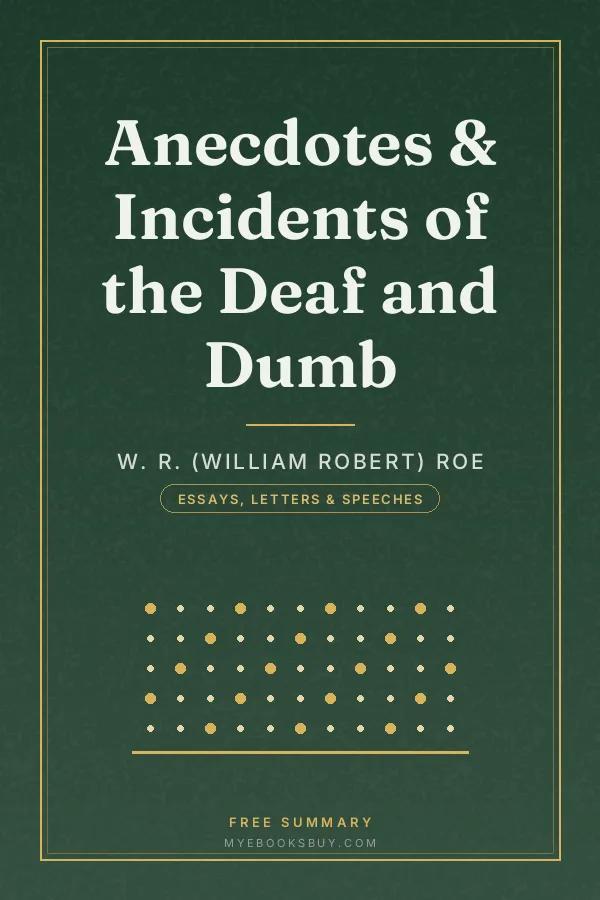 Cover of Anecdotes & Incidents of the Deaf and Dumb
