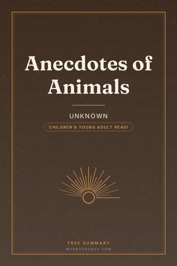 Cover of Anecdotes of Animals