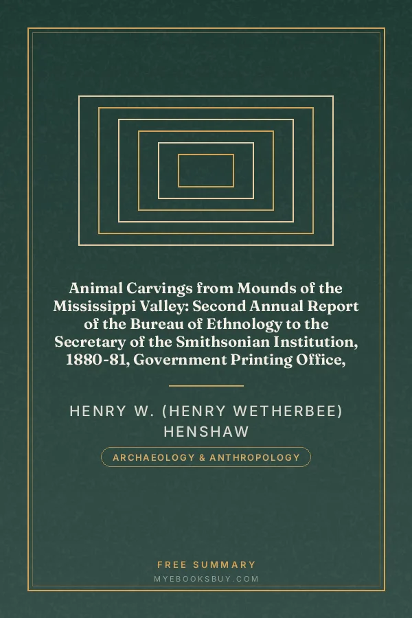 Cover of Animal Carvings from Mounds of the Mississippi Valley: Second Annual Report of the Bureau of Ethnology to the Secretary of the Smithsonian Institution, 1880-81, Government Printing Office, Washington, 1883, pages 117-166