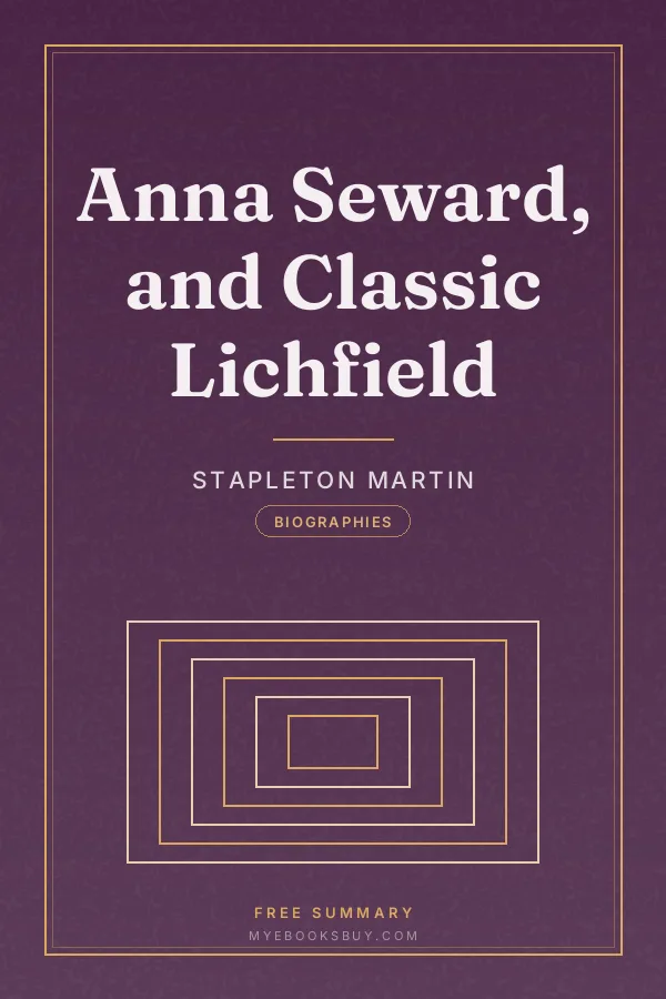 Cover of Anna Seward, and Classic Lichfield