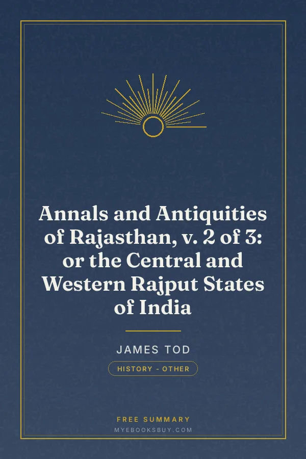 Cover of Annals and Antiquities of Rajasthan, v. 2 of 3: or the Central and Western Rajput States of India