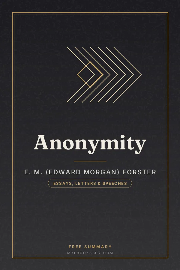 Cover of Anonymity