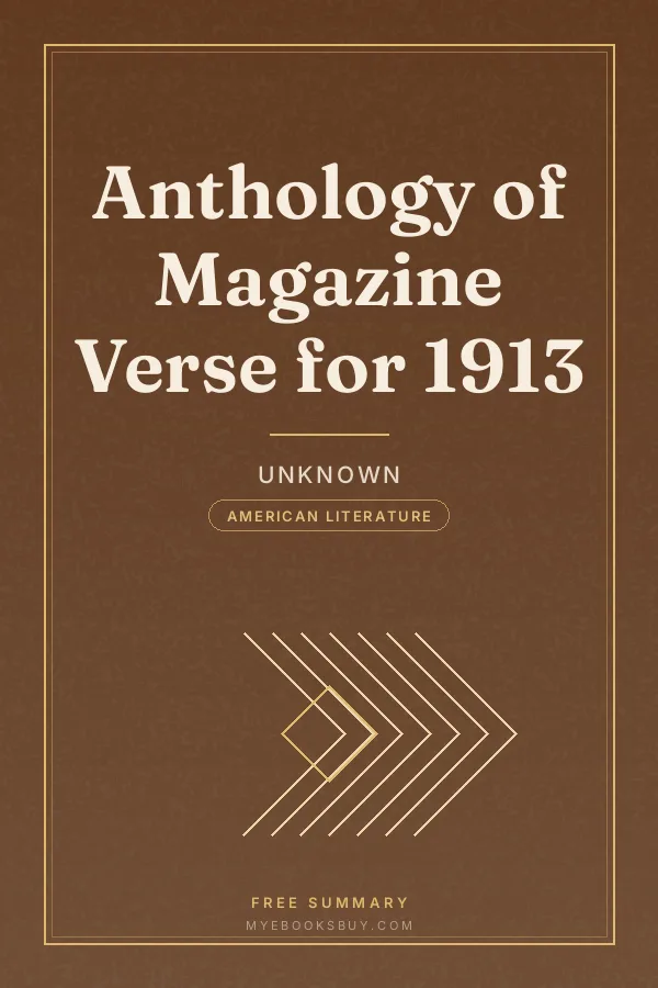 Cover of Anthology of Magazine Verse for 1913