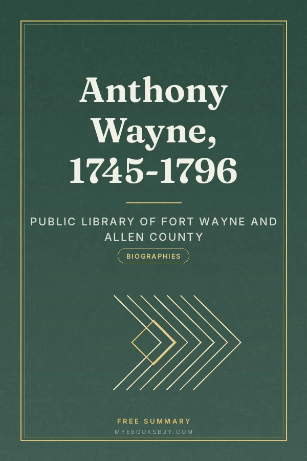 Cover of Anthony Wayne, 1745-1796