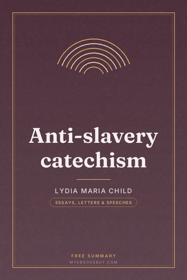 Cover of Anti-slavery catechism