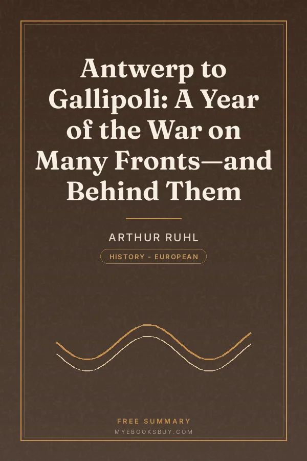 Cover of Antwerp to Gallipoli: A Year of the War on Many Fronts—and Behind Them