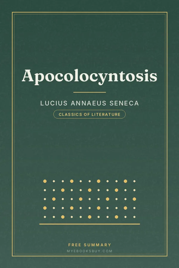 Cover of Apocolocyntosis