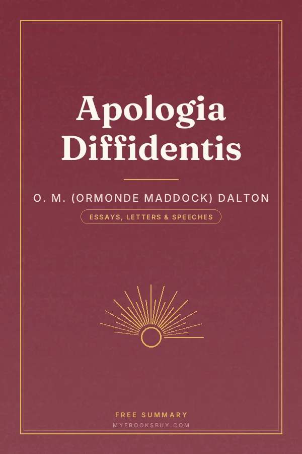 Cover of Apologia Diffidentis