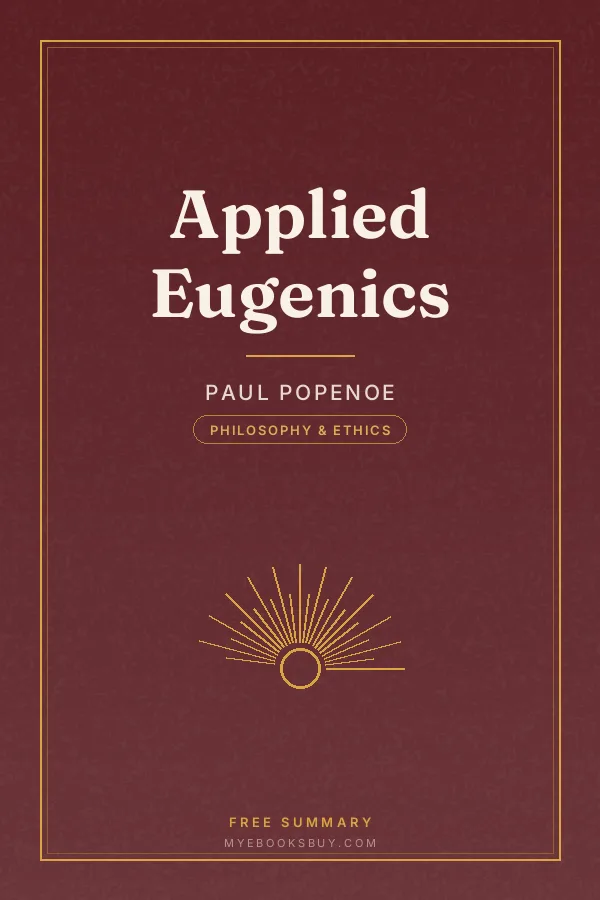 Cover of Applied Eugenics