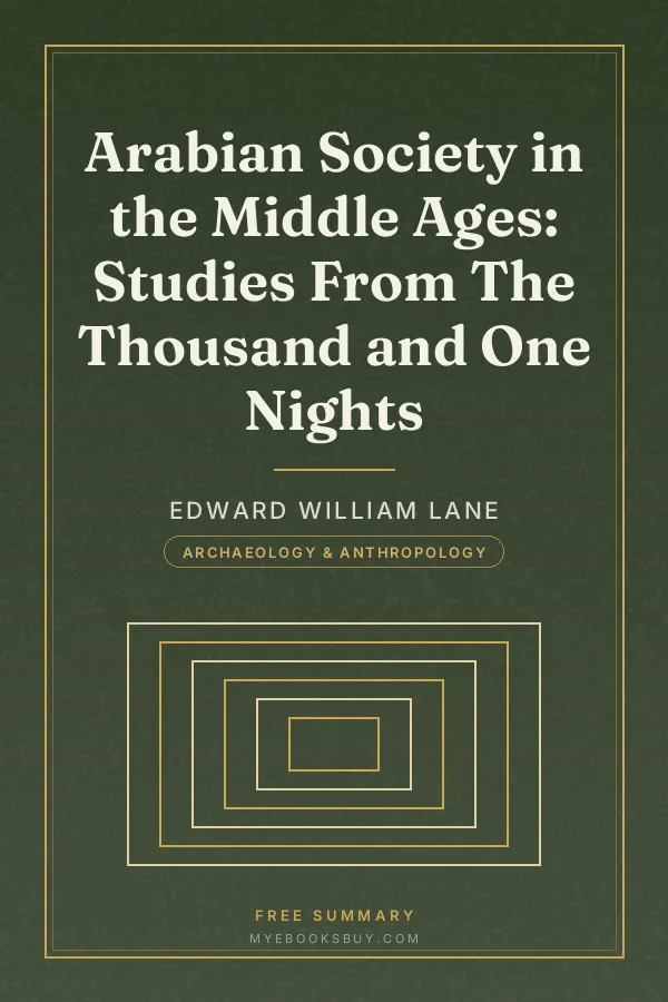 Cover of Arabian Society in the Middle Ages: Studies From The Thousand and One Nights
