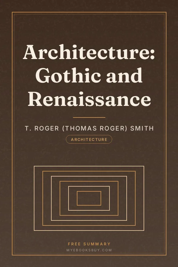 Cover of Architecture: Gothic and Renaissance