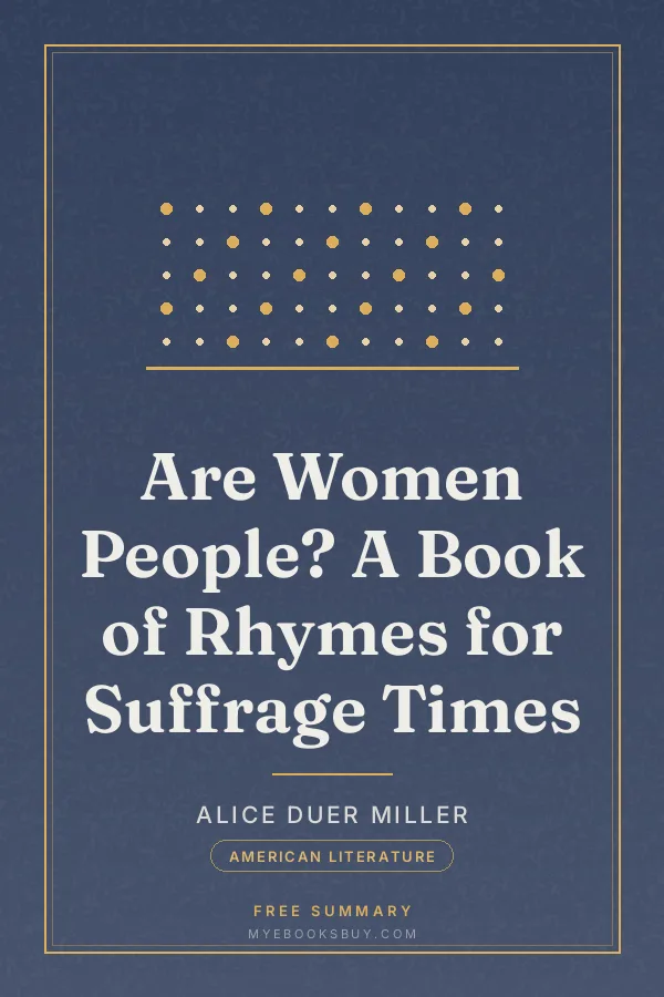 Cover of Are Women People? A Book of Rhymes for Suffrage Times