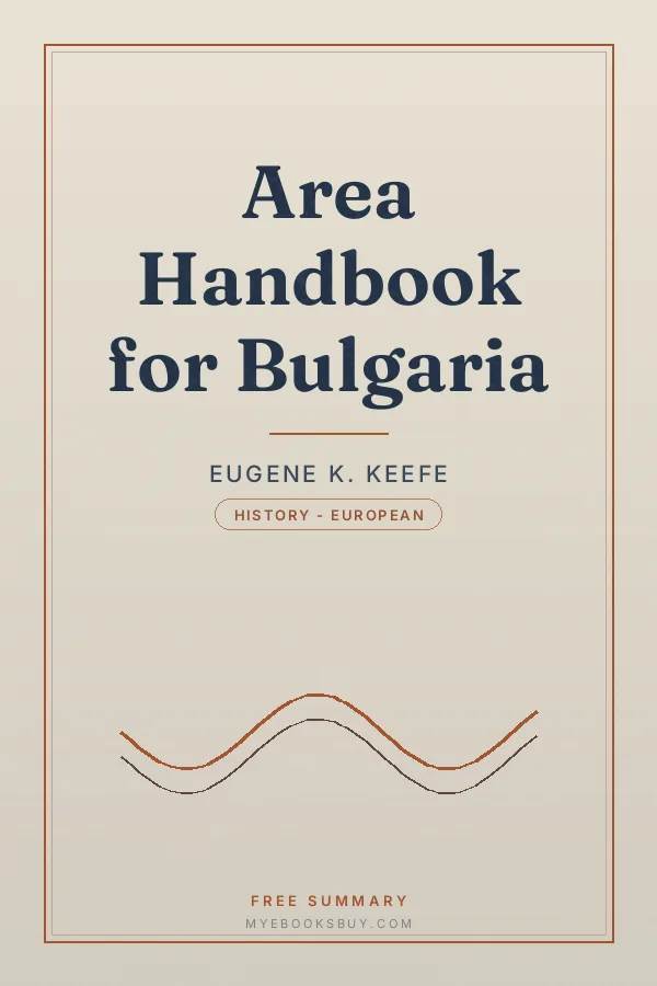 Cover of Area Handbook for Bulgaria