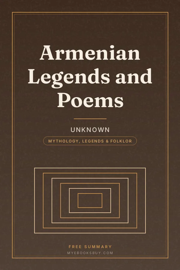 Cover of Armenian Legends and Poems