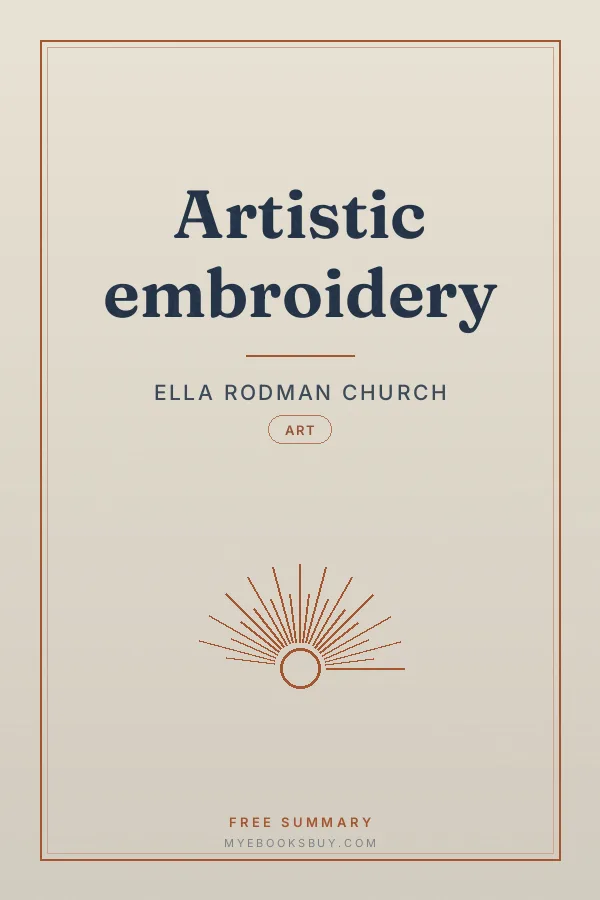 Cover of Artistic embroidery