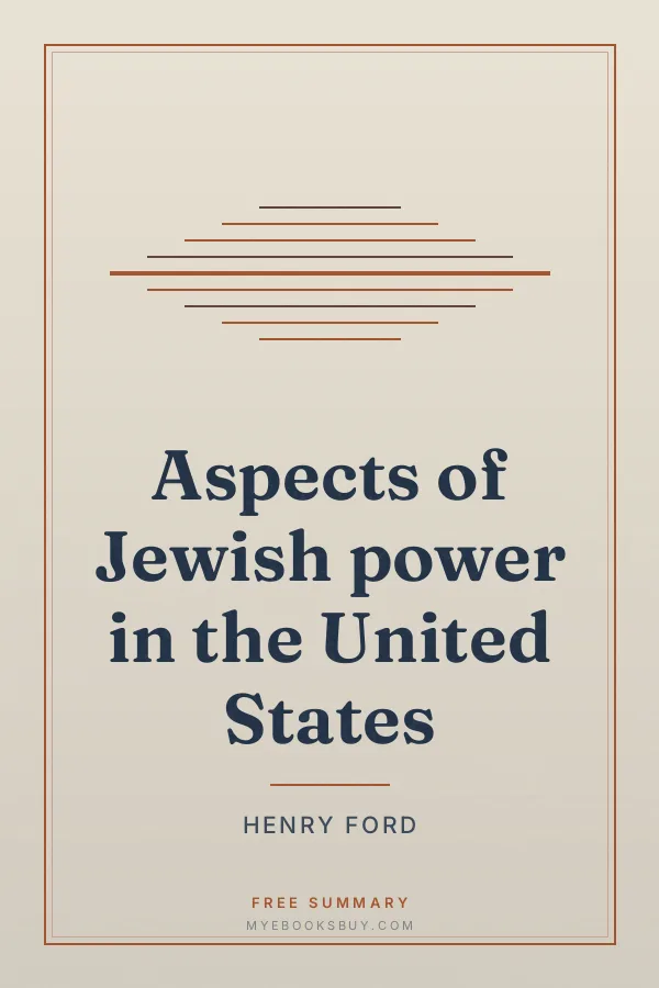 Cover of Aspects of Jewish power in the United States