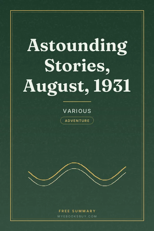 Cover of Astounding Stories, August, 1931
