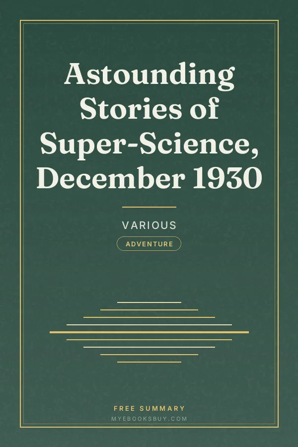 Cover of Astounding Stories of Super-Science, December 1930