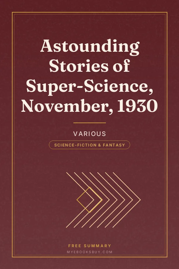 Cover of Astounding Stories of Super-Science, November, 1930